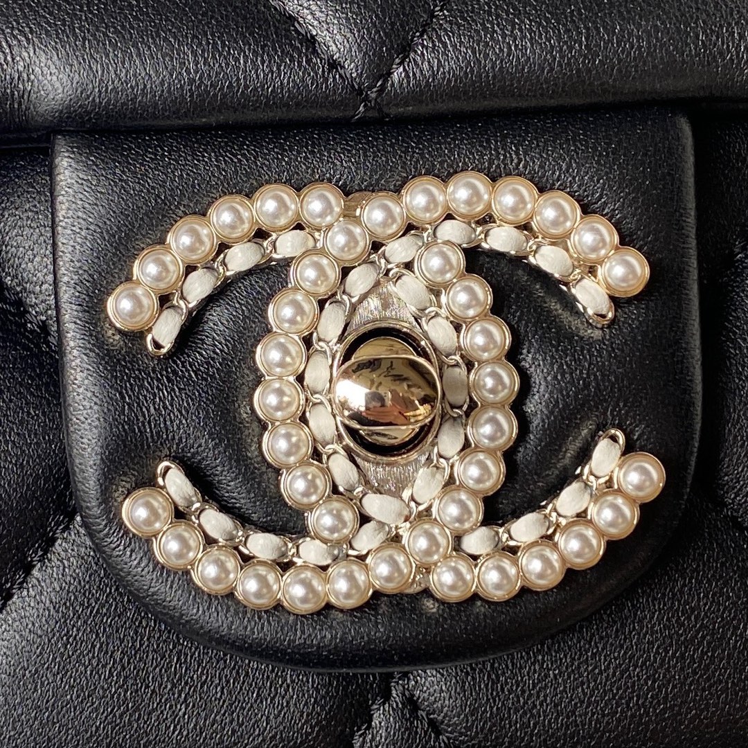 Chanel23A爆款珍珠法棍包AS