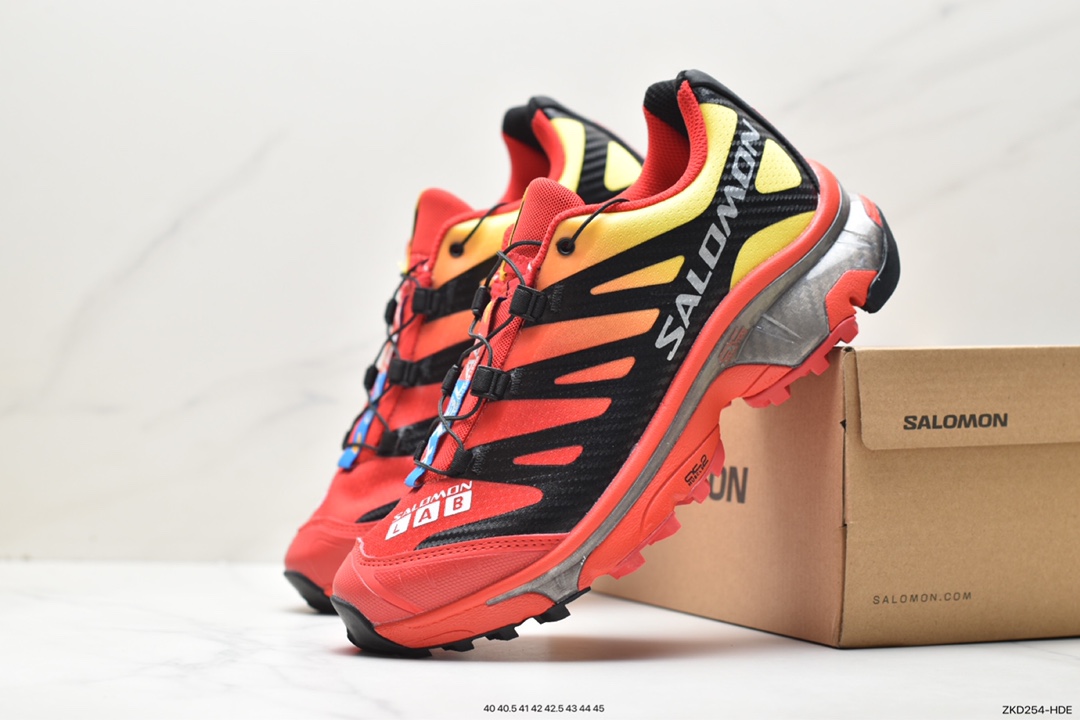 跑步鞋, SALOMON XT-4 OG, Salomon, 470242-24 - 萨洛蒙 SALOMON XT-4 OG 耐磨透气 低帮 户外功能鞋 男女同款 火红色 470242-24