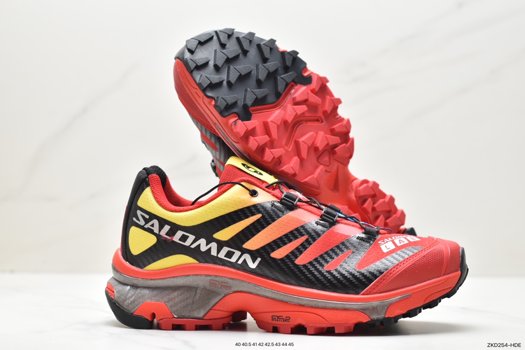 跑步鞋, SALOMON XT-4 OG, Salomon, 470242-24 - 萨洛蒙 SALOMON XT-4 OG 耐磨透气 低帮 户外功能鞋 男女同款 火红色 470242-24