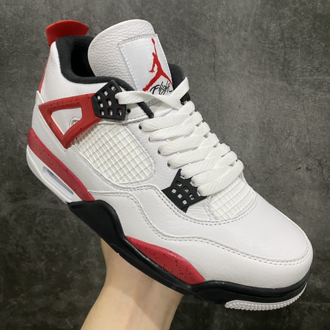 图片[3]-【外贸纯原版】Air Jordan  4“Neutral Grey”白黑红AJ4n顶级原鞋皮质  完美鞋楦打造 顶级工艺  全新版本出货 细节 皮质 正品品质  原装头层皮冲裁货号：DH6927-161 Size：40-46-莆田鞋批发中心