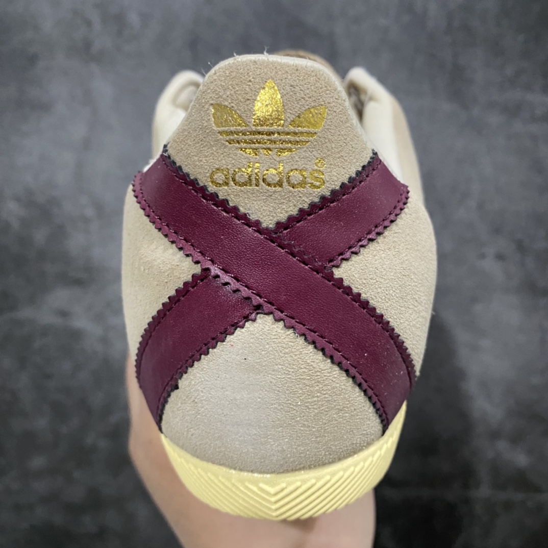 图片[4]-【纯原版】Wales Bonner x Adidas Original Japan WB Samba德训红褐色日产系列鬼佬指定订单👏n区别市面假皮革通货采用台产固色翻毛皮组合牛剖革鞋面材质 外置耐磨橡胶鞋底❗️n原楦原纸版开发 原厂头层+原底 最高工艺打造 官方货号: GY5750 Size：36 36.5 37.5 38 38.5 39 40 40.5 41 42 42.5 43 44 45-莆田鞋批发中心