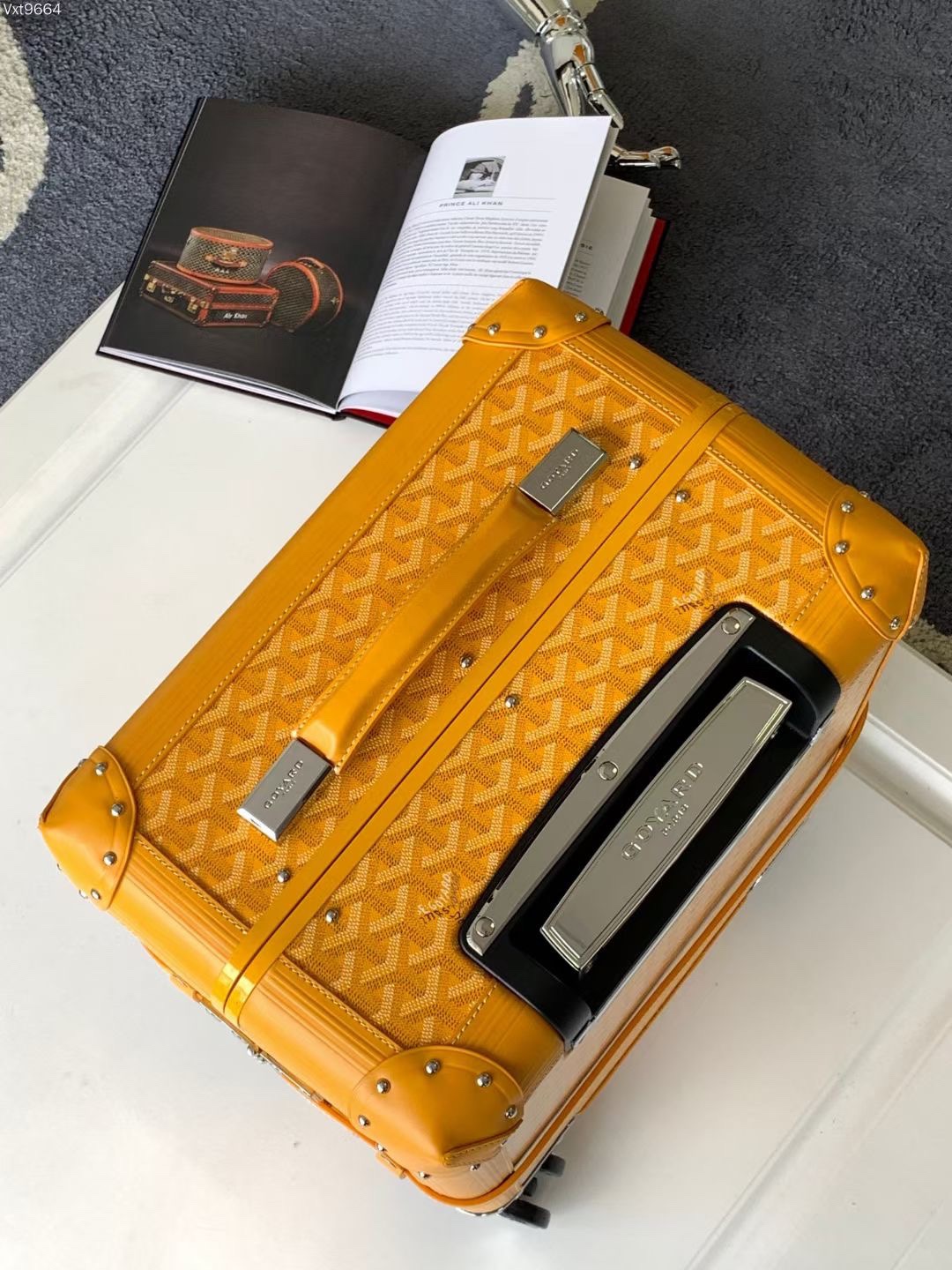 Goyard Hard Case Spinner Yellow Standard travel