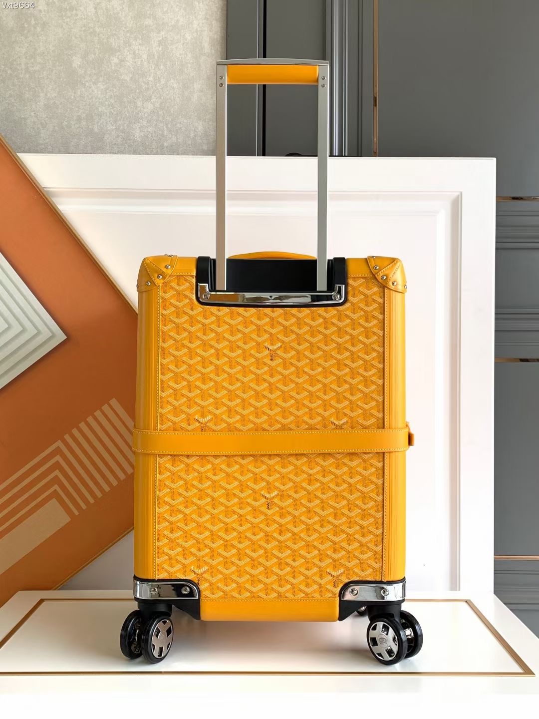 Goyard suitcase Yellow travel Yellow Goyardine