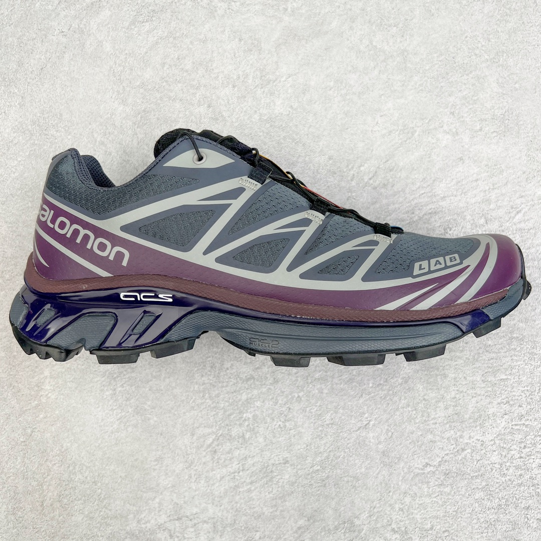 ＃绿X/GX 纯原福利 Salomon XT-6 萨洛蒙复古潮流户外机能登山跑鞋 纯原外贸平台特供订单 耗时半年巨作 全套原纸板楦头开发 原厂特供网布配套加持 确保原汁原味 完美呈现版型 原档数据独家私模五层组合大底 男女鞋同步官方开发至46.5 原装Ortholite轻量化鞋垫 中底布带钢印编号 原厂TPU锁扣 进口港宝加持 后跟自然饱满 还原公司包裹性 鞋面以“锯齿”状的包裹系统呈现 在基色底之下加入了各种色点缀 将公司的最新技术和时尚前卫的造型融入耐用的长跑款式中 鞋面由 TPU 薄膜制成 并焊接在高耐磨网眼上 使其既时尚又坚固 由 ACS底盘支撑 可增强稳定性和支撑力 以及由橡胶凸耳 Contragrip外底覆盖的 EVA 缓冲中底 旨在应对崎岖的地形 鞋舌上的彩色Salomon 标签、Quicklace 系统以及鞋头、鞋舌和鞋跟上的附加品牌使细节更加完美 让穿着者可以轻松驾驭户外与通勤下的任何运动生活场景 无缝鞋身户外随意纵横 颜值与脚感兼备 出街通勤 绝对非常吸睛 你值得拥有 尺码：36 36.5 37.5 38 38.5 39 40 40.5 41 42 42.5 43 44 44.5 45 46 46.5 注意：偏小1码-选品中心