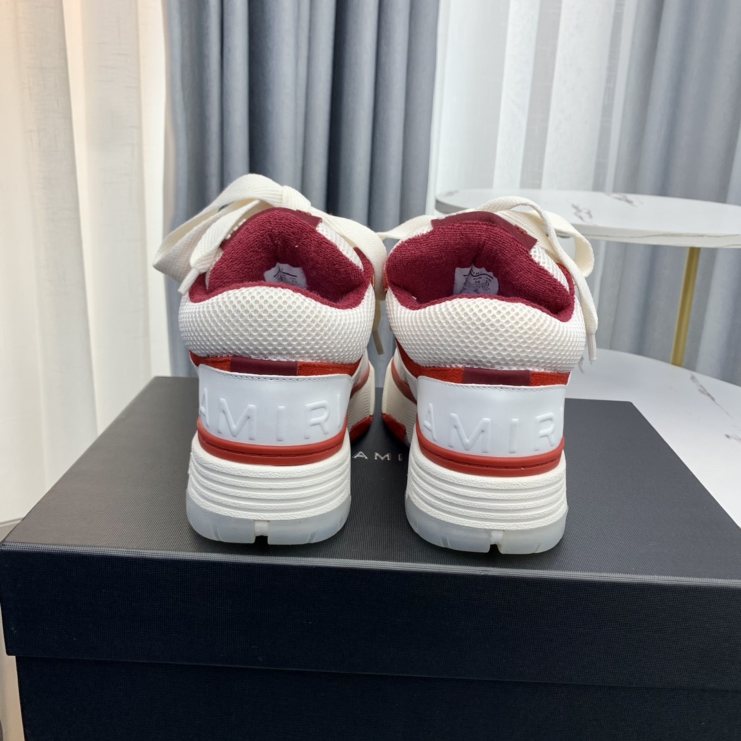 Versión superior Amiri Emile 2023 Primavera y Verano Nuevo MA-1 Zapatos de pan Modelo de pareja Zapa