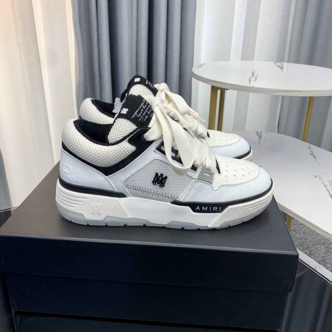 Versión superior Amiri Emile 2023 Primavera y Verano Nuevo MA-1 Zapatos de pan Modelo de pareja Zapa