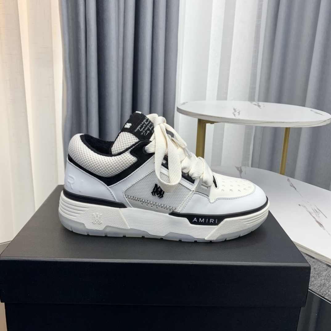 Versión superior Amiri Emile 2023 Primavera y Verano Nuevo MA-1 Zapatos de pan Modelo de pareja Zapa