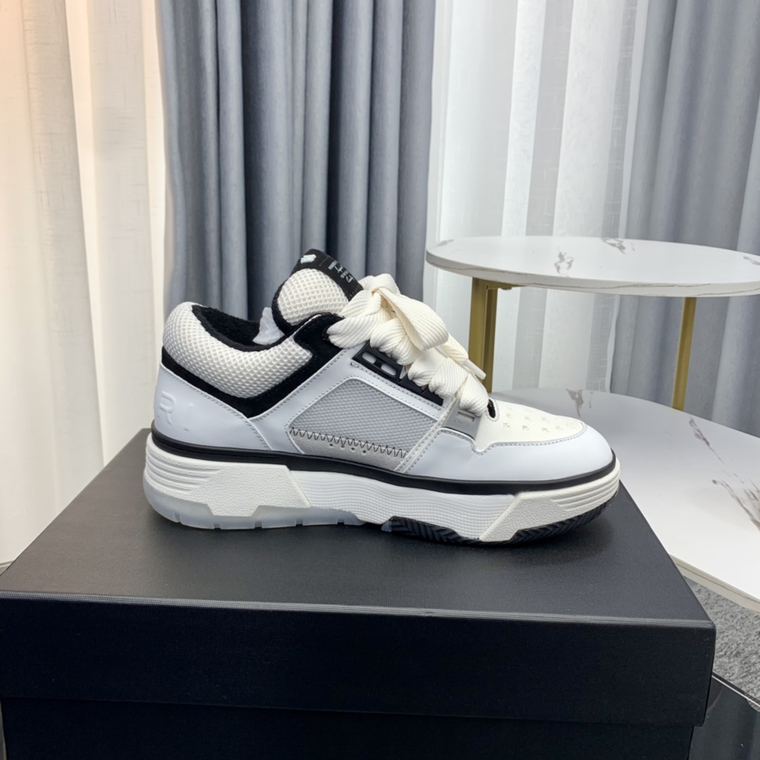 Versión superior Amiri Emile 2023 Primavera y Verano Nuevo MA-1 Zapatos de pan Modelo de pareja Zapa