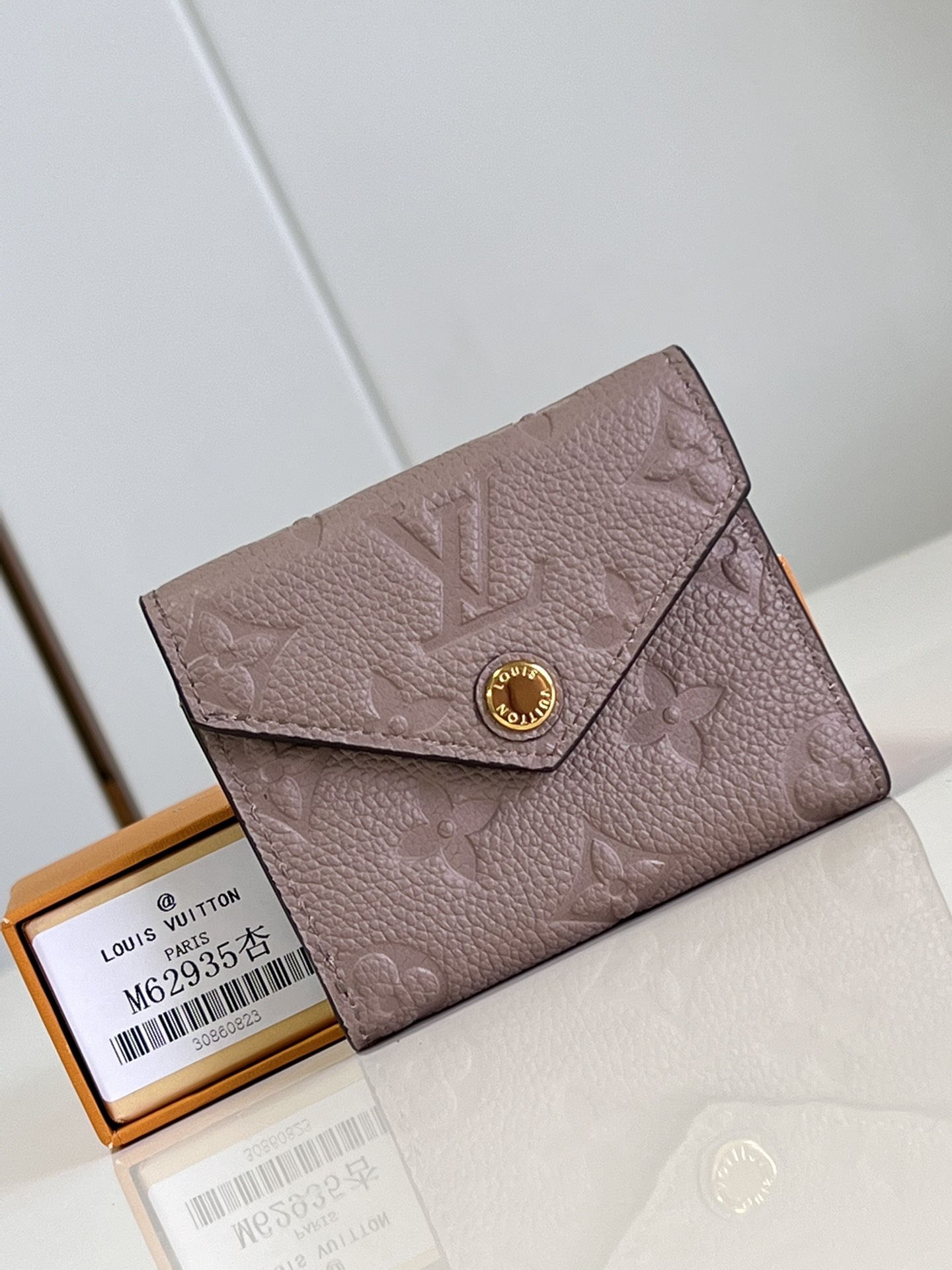 Louis Vuitton Wallet Apricot Color Empreinte​ Mini M62935