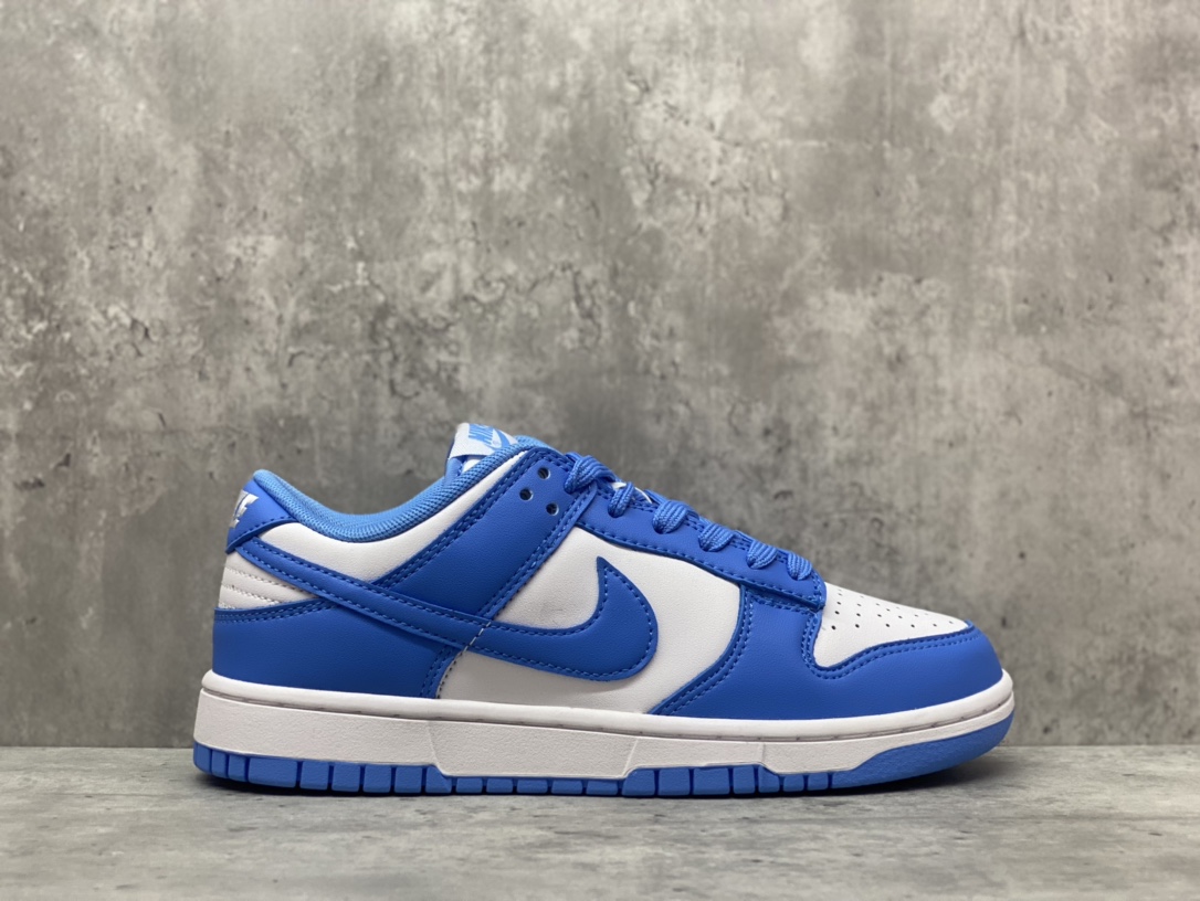 NO:730100,First layer Nike Dunk Low color university blue size 36-46 including half sizes,19860909头层Nike Dunk Low 颜色大学蓝 尺码36-46含半码,,Men's shoes