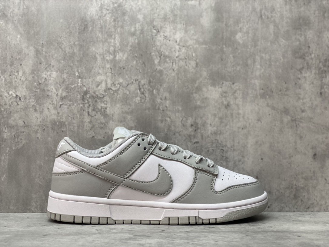 NO:730069,First layer Nike Dunk Low color gray and white, size 36-46 including half size,19860909头层Nike Dunk Low 颜色灰白 尺码36-46含半码,,Men's shoes