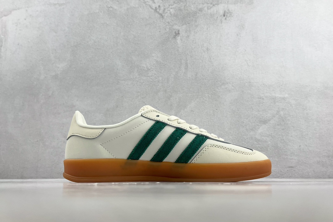 R版adidasoriginalsGazelleIndoor白绿货号:ID2567尺码35.53636.