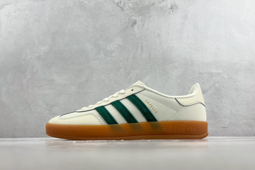 R版adidasoriginalsGazelleIndoor白绿货号:ID2567尺码35.53636.