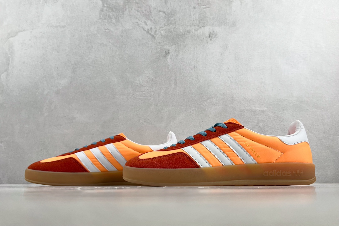 adidas originals Gazelle Indoor White Orange HQ9016