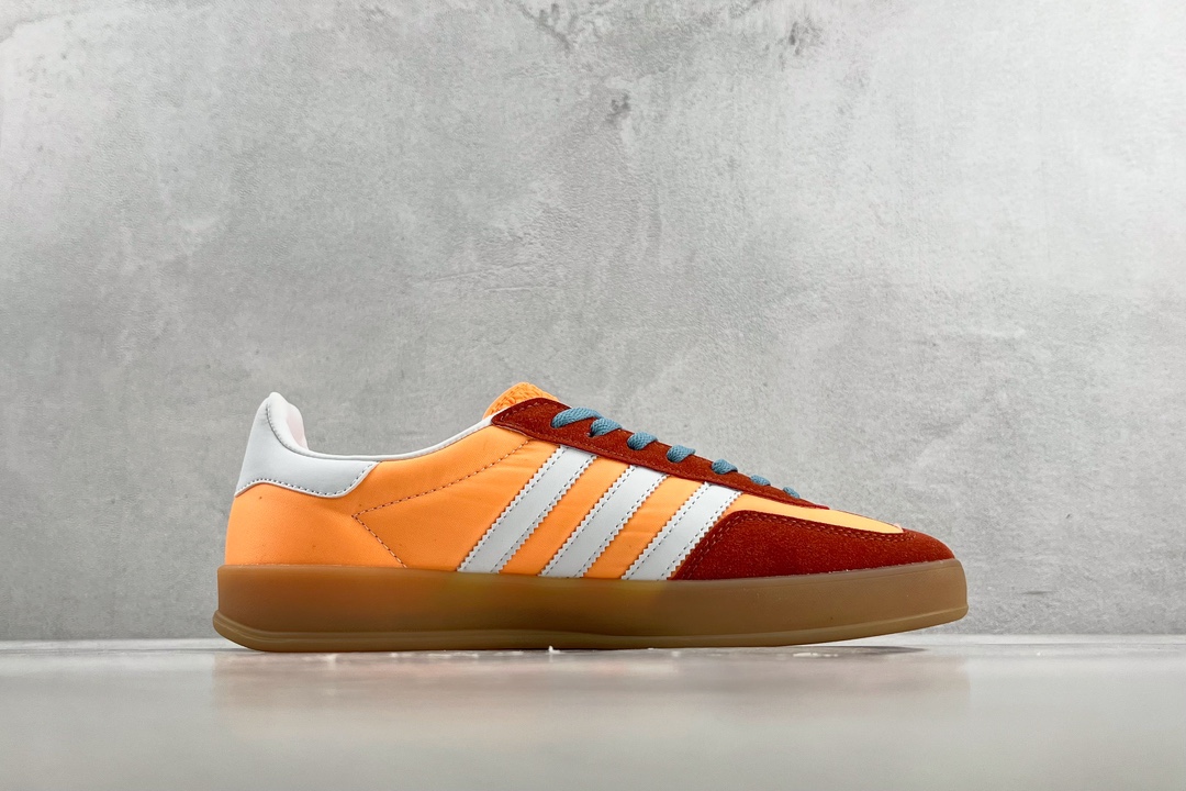 adidas originals Gazelle Indoor White Orange HQ9016