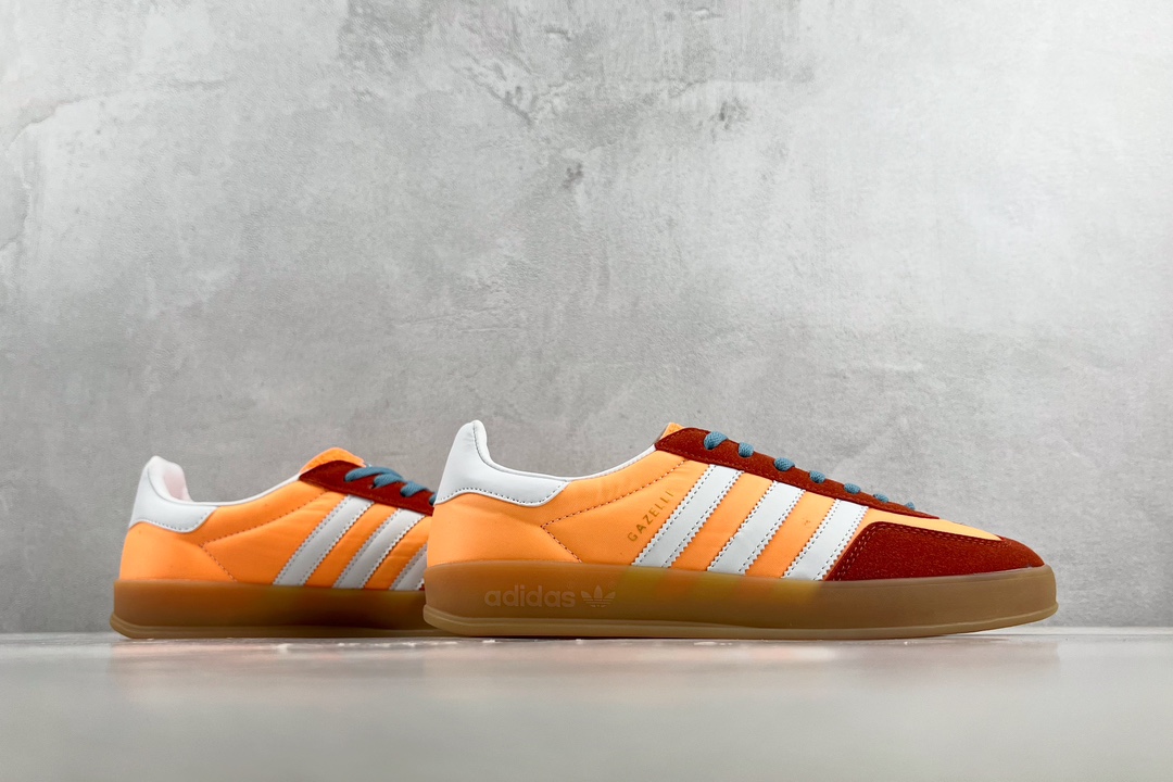 adidas originals Gazelle Indoor White Orange HQ9016