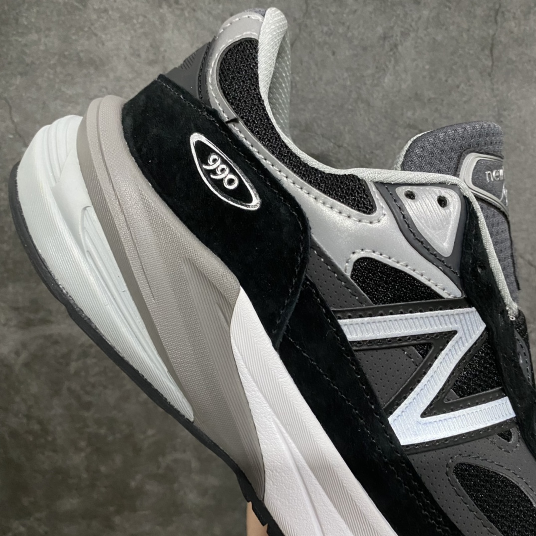 图片[7]-【总裁版】新百伦New Balance Made in USA M990V6nNB990v6六代系列美产血统经典复古百搭老爹风休闲运动跑步鞋 黑灰色 M990BK6nn男女鞋半码制 耗时3个月开发n原装档案原数据纸版楦型n采用台产进口丝光无色差校准(正确色卡!!)n猪巴革拼接原装透气网眼织物鞋面材质n正确开发4层组合底模精密开发n中底三种材料构成,分别是:REVlite悦轻中底、TPU发泡材料以及N2氮气注入  尺码：36 37 37.5 38 38.5 39.5 40 40.5 41.5 42 42.5 43 44 44.5 45 46.5-莆田鞋批发中心