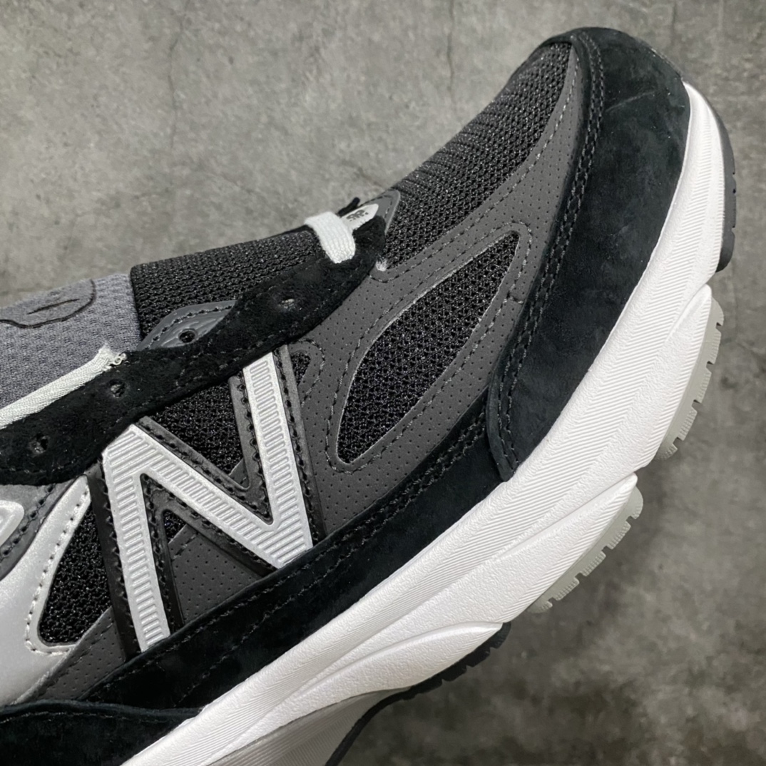 图片[6]-【总裁版】新百伦New Balance Made in USA M990V6nNB990v6六代系列美产血统经典复古百搭老爹风休闲运动跑步鞋 黑灰色 M990BK6nn男女鞋半码制 耗时3个月开发n原装档案原数据纸版楦型n采用台产进口丝光无色差校准(正确色卡!!)n猪巴革拼接原装透气网眼织物鞋面材质n正确开发4层组合底模精密开发n中底三种材料构成,分别是:REVlite悦轻中底、TPU发泡材料以及N2氮气注入  尺码：36 37 37.5 38 38.5 39.5 40 40.5 41.5 42 42.5 43 44 44.5 45 46.5-莆田鞋批发中心