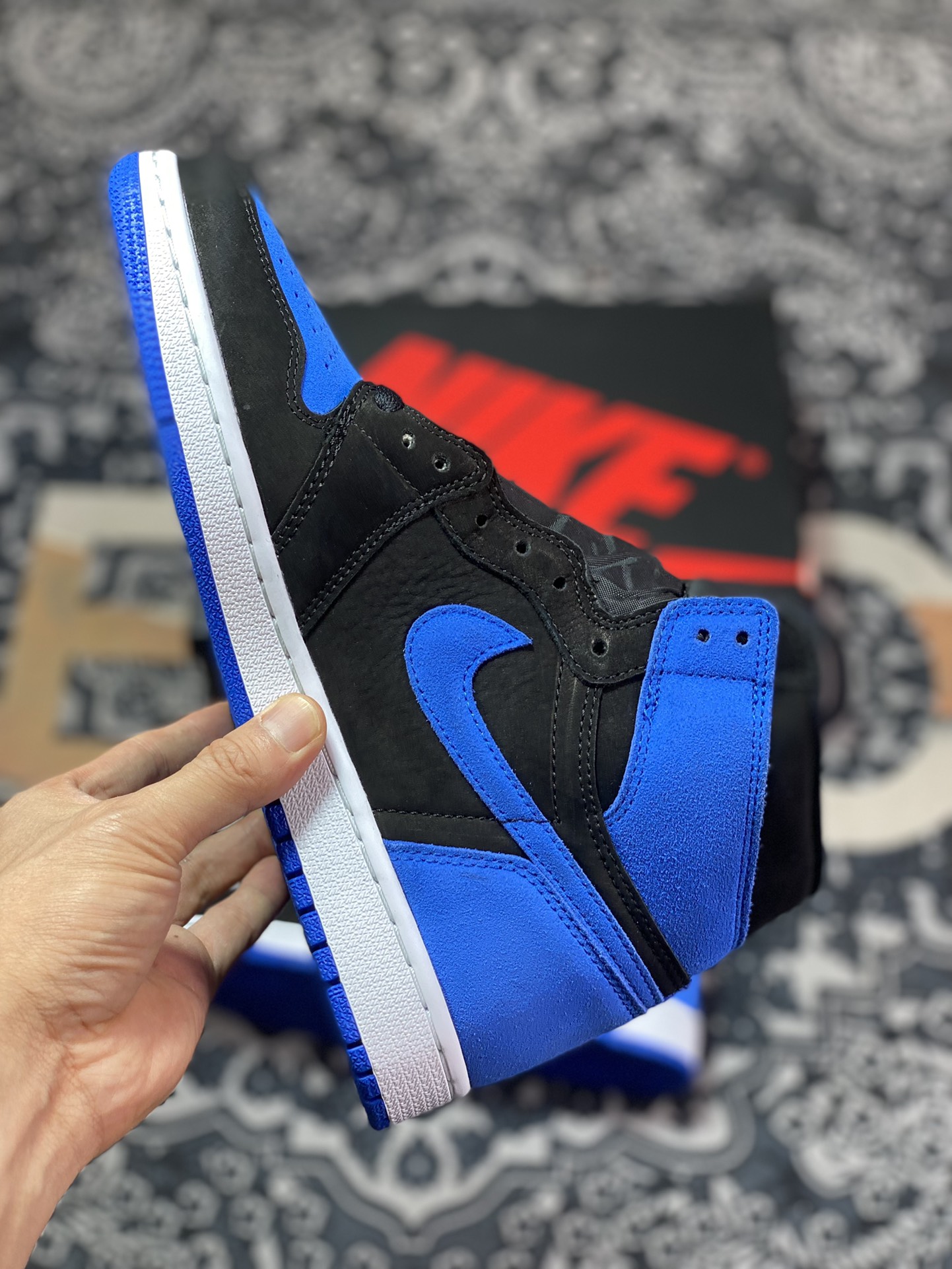 Air Jordan 1 High OG ”Royal Suede” from Dongguan Dachang DZ5485-042