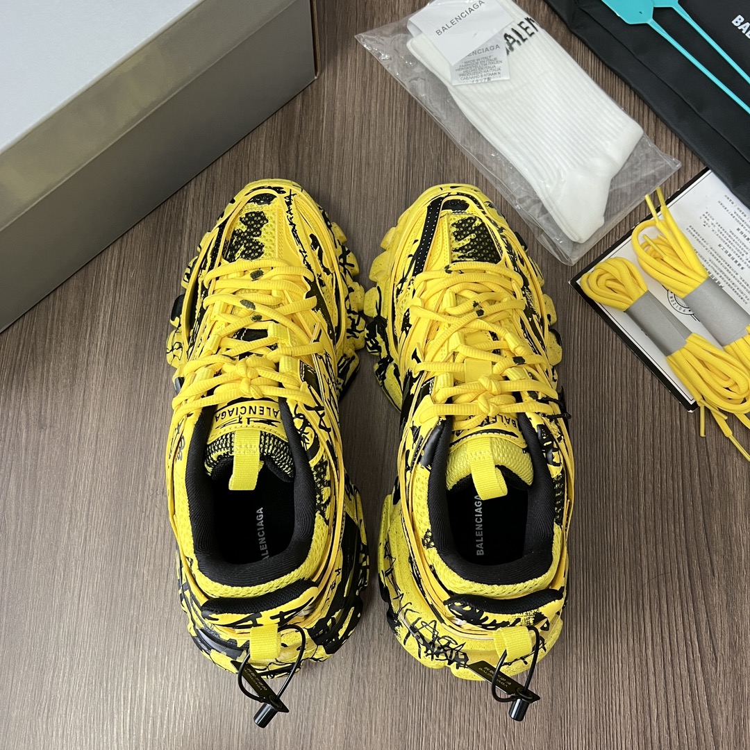 Hermès 巴黎世家3 0 涂鸦三代户外概念鞋 Balenciaga Sneaker Tess s