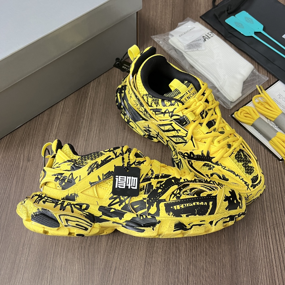 Hermès 巴黎世家3 0 涂鸦三代户外概念鞋 Balenciaga Sneaker Tess s