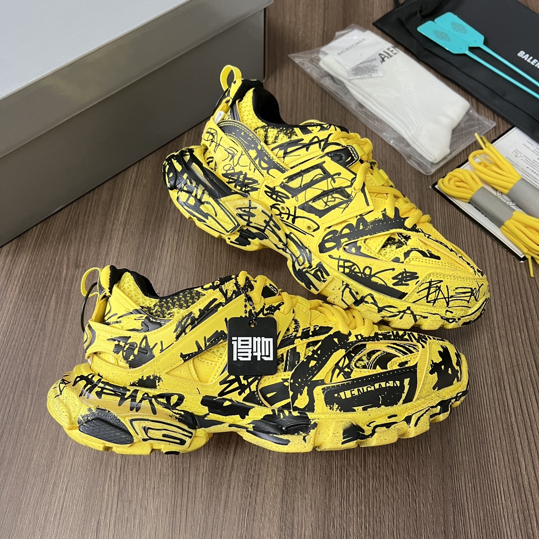Hermès 巴黎世家3 0 涂鸦三代户外概念鞋 Balenciaga Sneaker Tess s