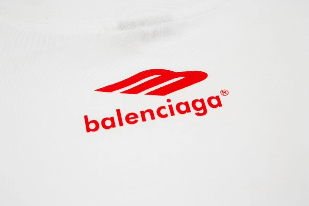 180 Balenciaga巴黎世家BLCG 23ss Top League Logos多标志短袖T恤