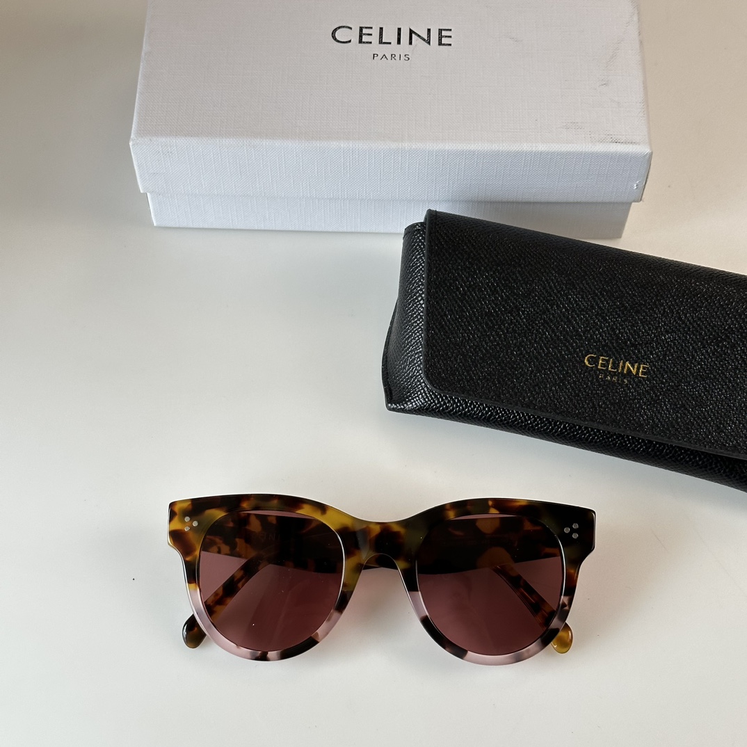 CELINE赛琳双拼板材男女通用太阳眼镜