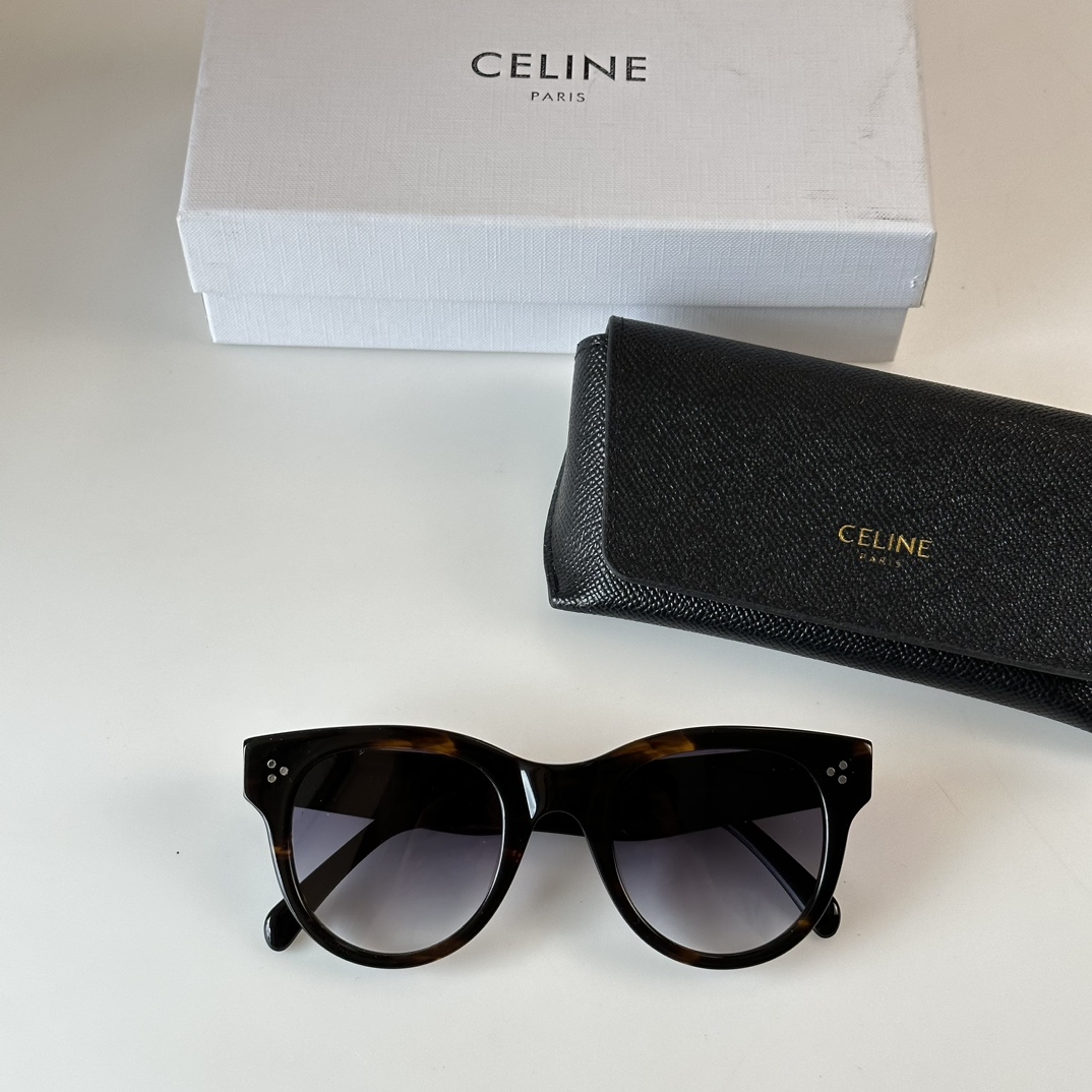 CELINE赛琳双拼板材男女通用太阳眼镜