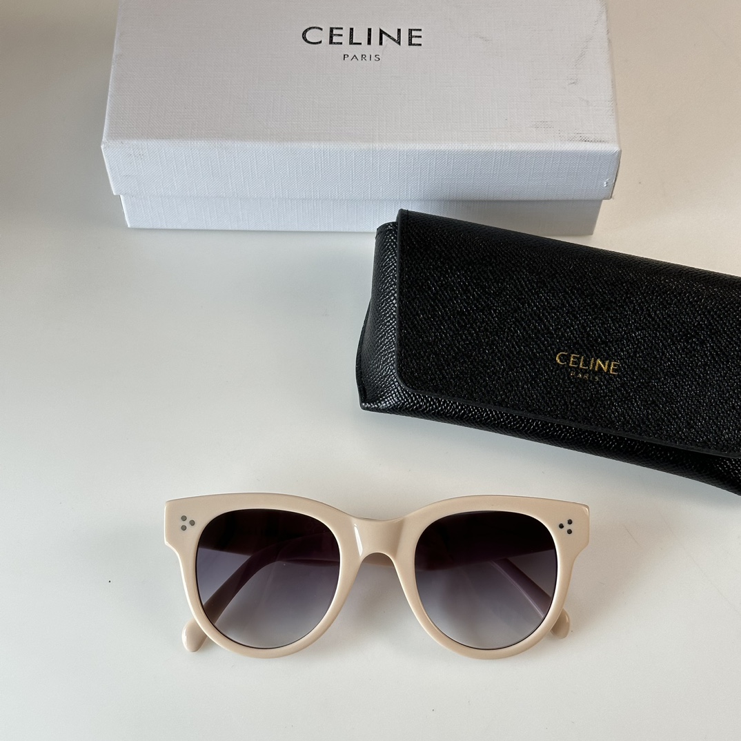 CELINE赛琳双拼板材男女通用太阳眼镜