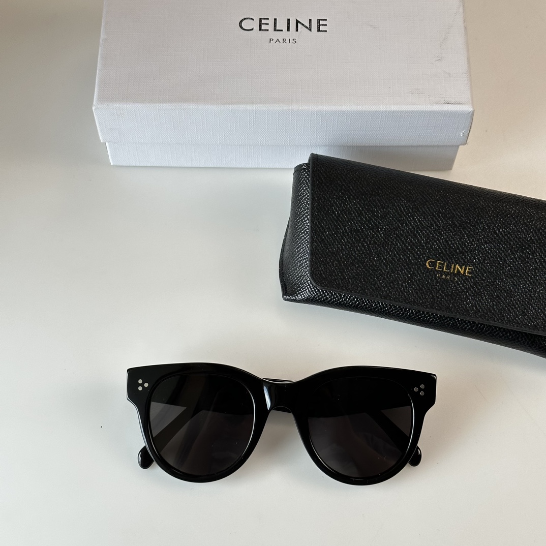CELINE赛琳双拼板材男女通用太阳眼镜
