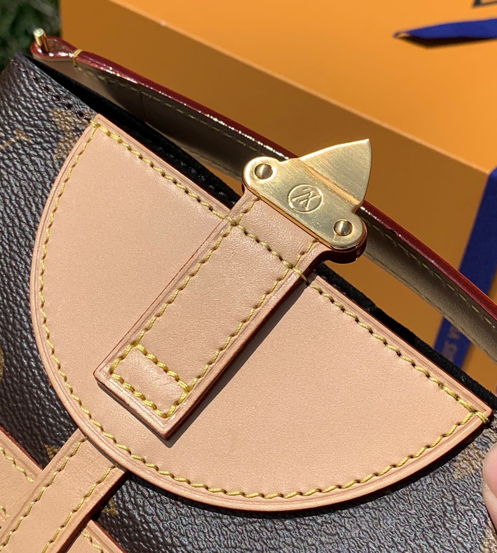 🌼m43587尺寸22*23*14㎝ 正宗海外渠道的Lv薯条包到货！这是一款备受大家钟爱的Duffle手