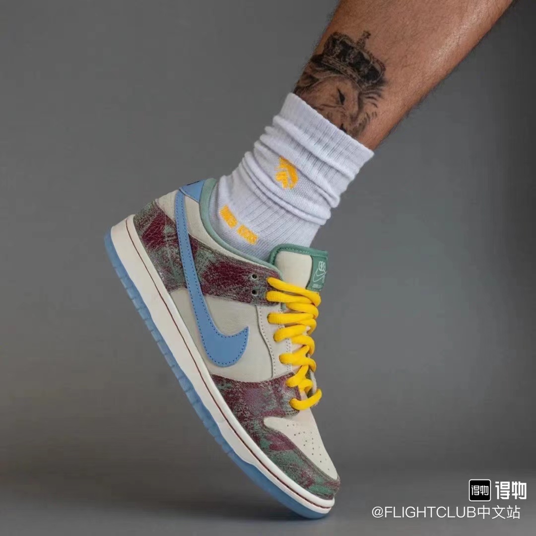 ? Crenshaw Skate Club x Nike SB Dunk Low 白紫联名配色?