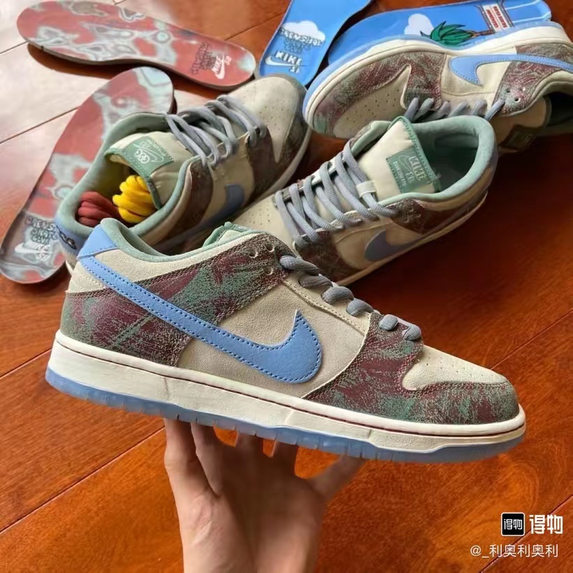 ? Crenshaw Skate Club x Nike SB Dunk Low 白紫联名配色?