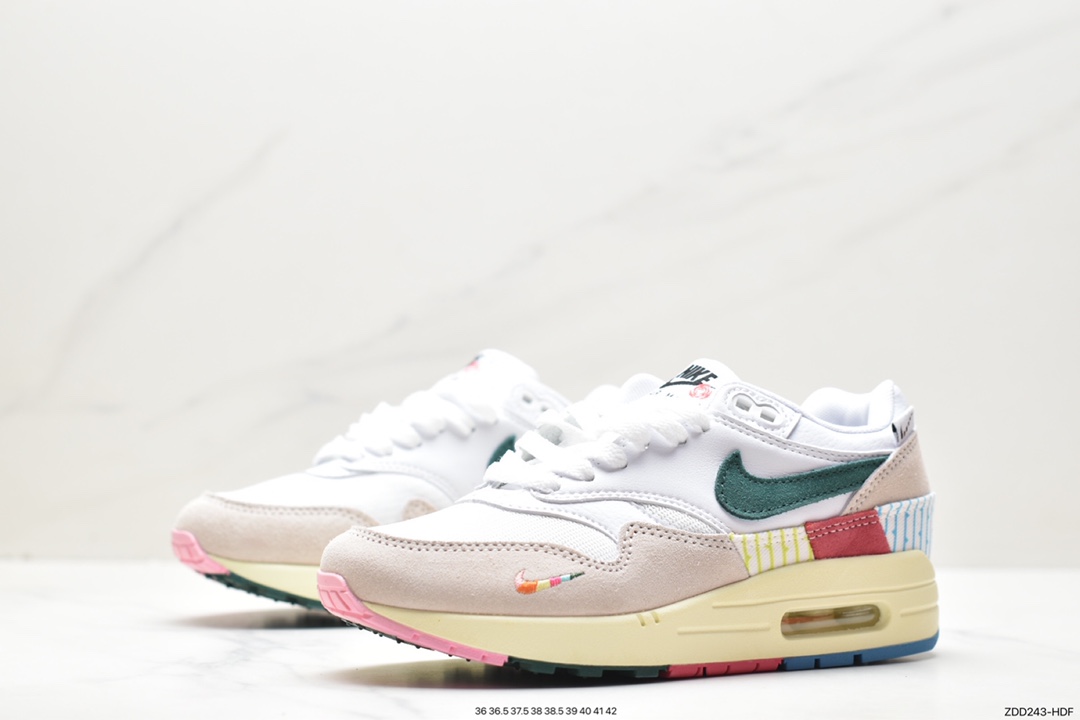 Nike Air Max 1“AIL Petals United", Nike Air Max 1, Nike Air Max, Nike Air, FQ0256-131, Air Max 1, Air Max - 耐克 Nike Air Max 1“AIL Petals United"耐磨透气 低帮 运动休闲鞋 女款 白绿 FQ0256-131