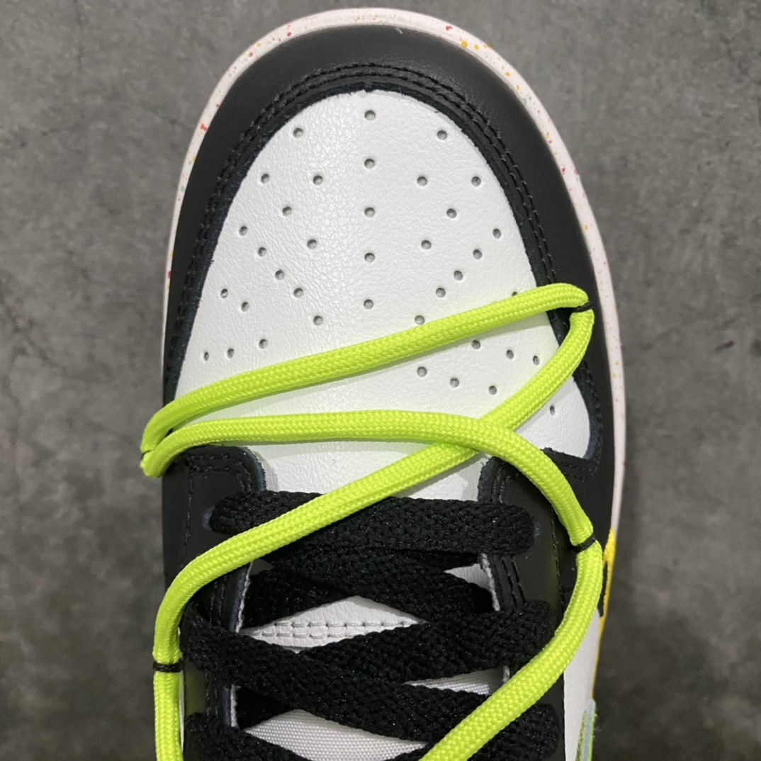 图片[5]-【CS版本】NK Dunk Low Multi-Color Swoosh SB低帮青苹果三勾 牛油果黑绿 货号：FD4623-131nn专业dunk大厂 主打dunk85系列的工厂n品质以及性价比都是市场无可匹敌的存在n皮料用的扎实 裁边清洁度超高 鞋型细节也没任何问题n强烈推荐 配色非常齐全 终端供应💪🏻  尺码：36 36.5 37.5 38 38.5 39 40 40.5 41 42 42.5 43 44 44.5 45 46-莆田鞋批发中心