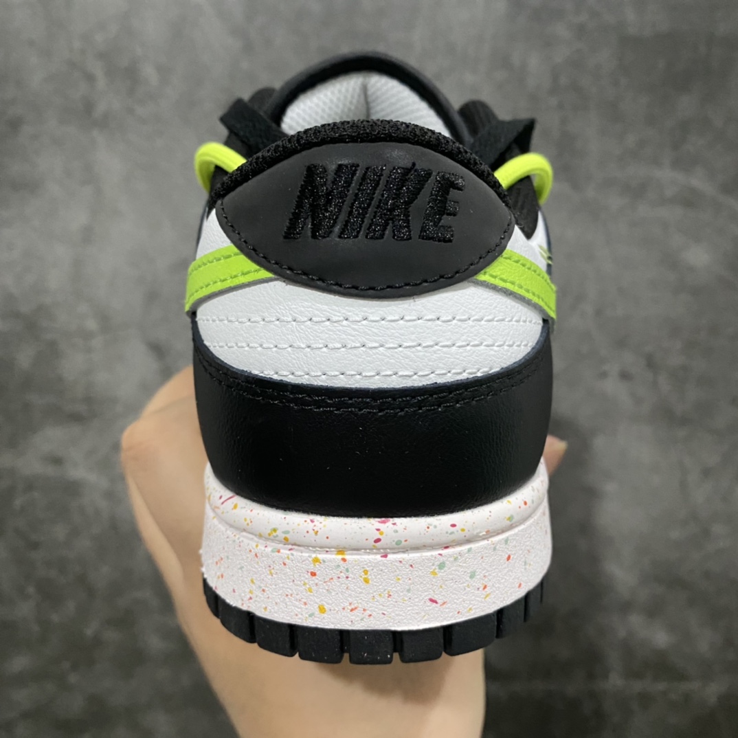 图片[4]-【CS版本】NK Dunk Low Multi-Color Swoosh SB低帮青苹果三勾 牛油果黑绿 货号：FD4623-131nn专业dunk大厂 主打dunk85系列的工厂n品质以及性价比都是市场无可匹敌的存在n皮料用的扎实 裁边清洁度超高 鞋型细节也没任何问题n强烈推荐 配色非常齐全 终端供应💪🏻  尺码：36 36.5 37.5 38 38.5 39 40 40.5 41 42 42.5 43 44 44.5 45 46-莆田鞋批发中心