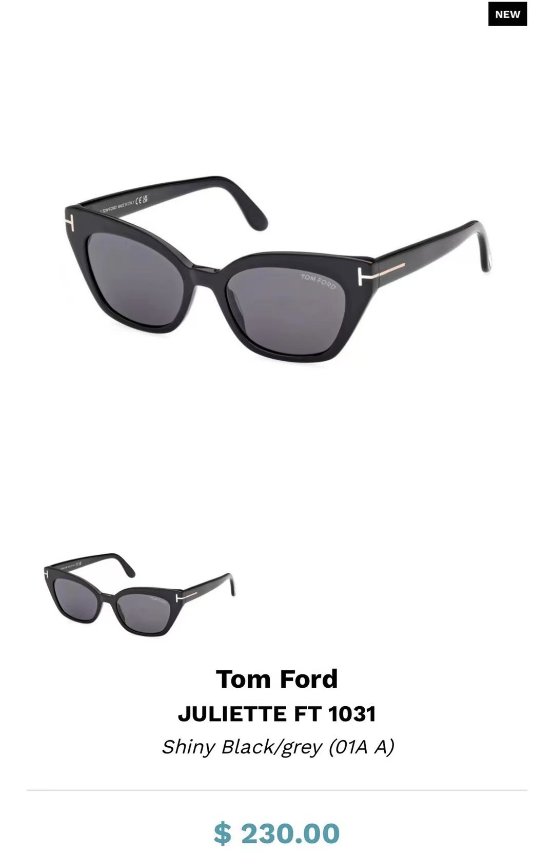 TOM FORD汤姆福特方框男女通用太阳眼镜