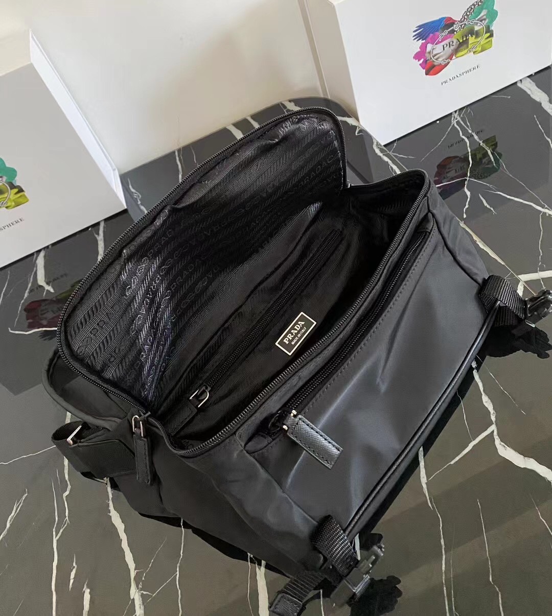 P ブランド クラシック メッセンジャーバッグ ショルダー