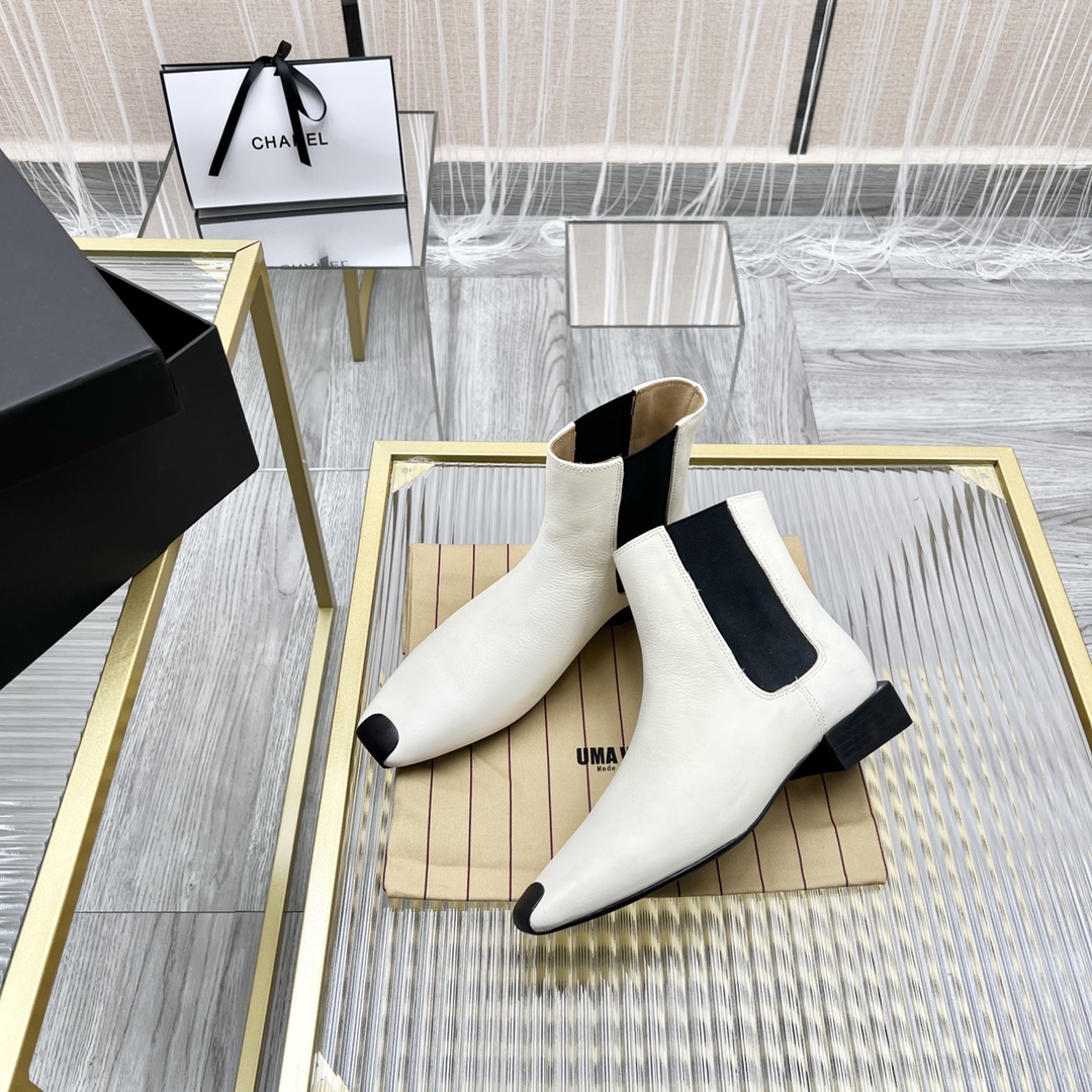 UMA WANG Ballet Boots: Classic, Comfortable, Italian Handmade, Size 35-39 - 图片 4