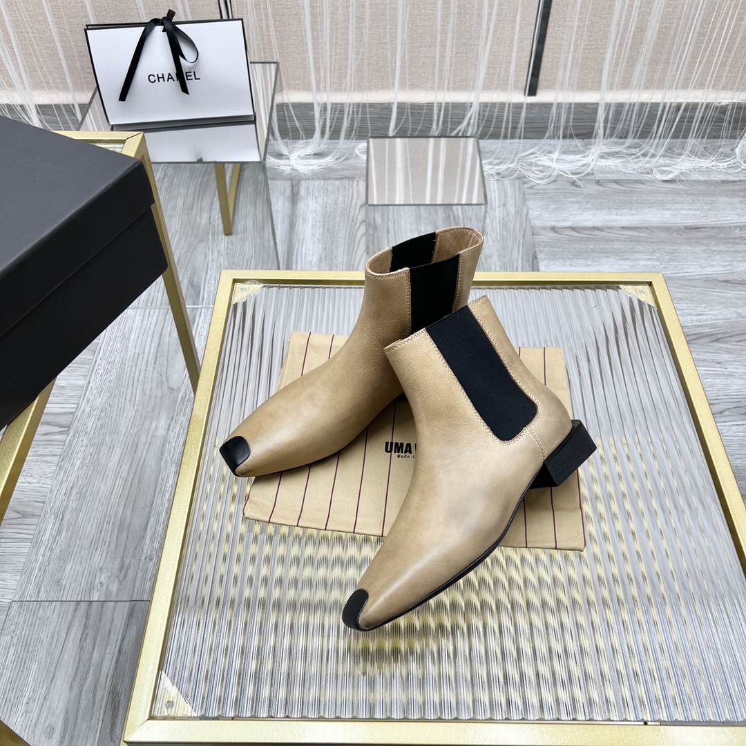 UMA WANG Ballet Boots: Classic, Comfortable, Italian Handmade, Size 35-39 - 图片 4