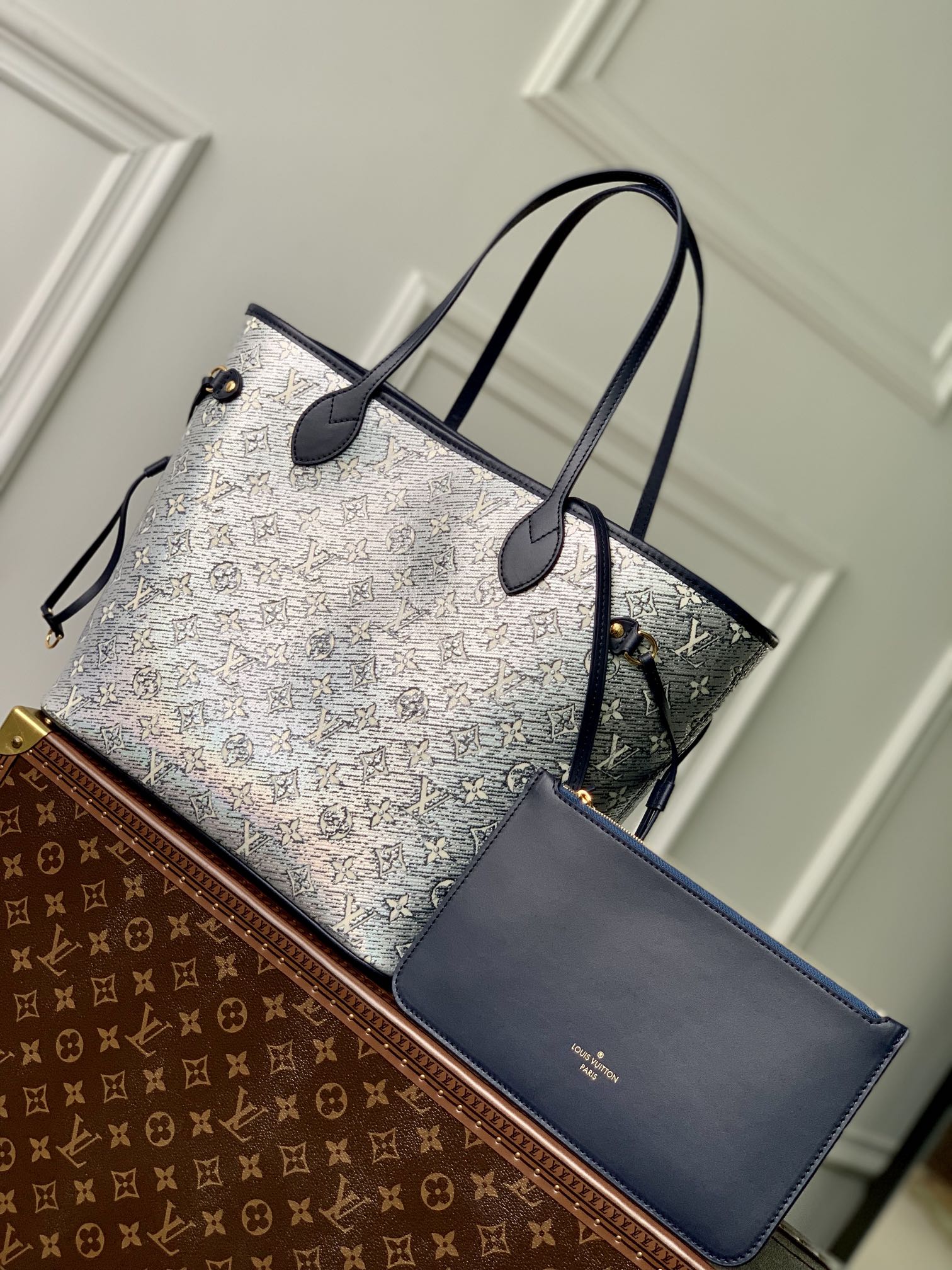 Replica For Cheap
 Louis Vuitton LV Neverfull Bags Handbags Canvas Cotton M22921