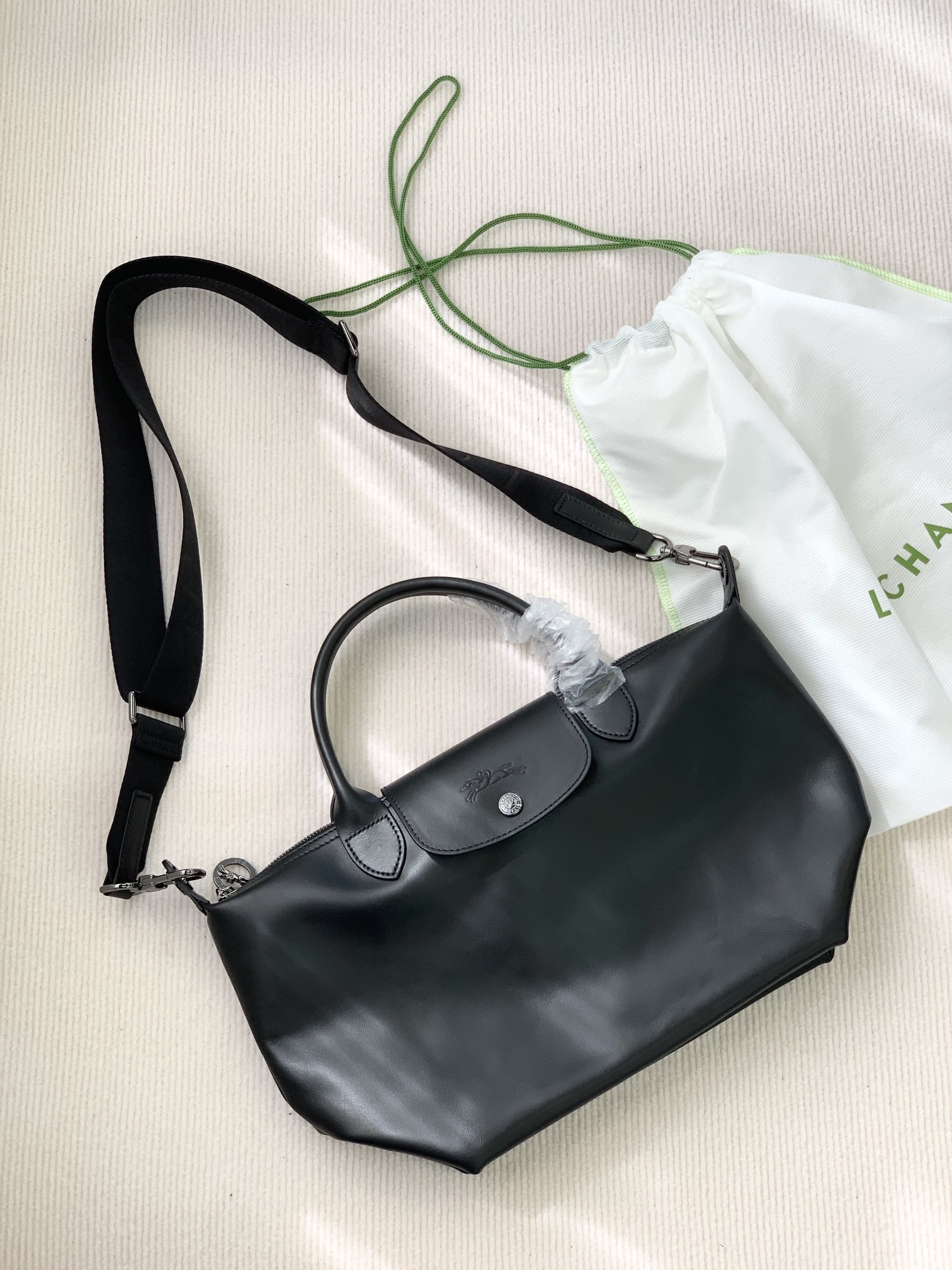 Longchamp Premium black detail
