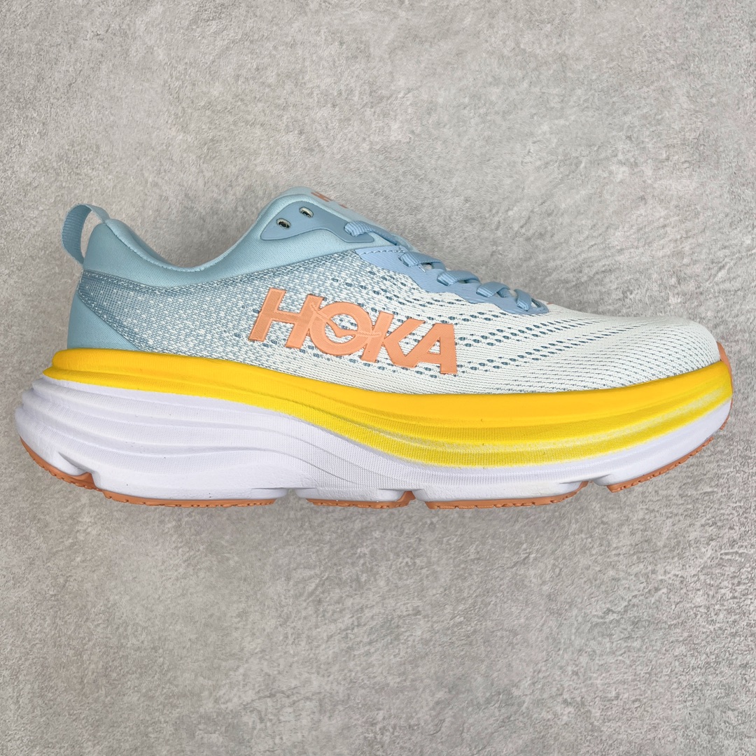 💰140 ＃福利特价‼HOKA ONE ONE Bondi 8 邦代八代缓震网面耐磨低帮跑步鞋 原始的 Bondi 缓震和线条在这里 提供该特许经营权众所周知的柔软、平衡的乘坐体验 Bondi 使用加长的摇杆微调几何形状 以获得更大的加速度 同时由于采用碳纤维板 还可以提供更平稳的脚趾离地 SIZE：36 36.5 37.5 38 38.5 39 40 40.5 41 42 42.5 43 44 44.5 45 编码：by2936010-运动鞋