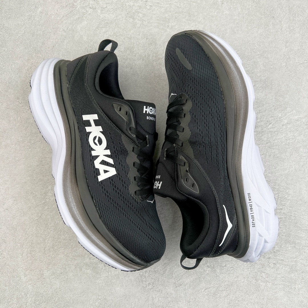 图片[3]-＃福利特价 HOKA ONE ONE Bondi 8 邦代八代缓震网面耐磨低帮跑步鞋 原始的 Bondi 缓震和线条在这里 提供该特许经营权众所周知的柔软、平衡的乘坐体验 Bondi 使用加长的摇杆微调几何形状 以获得更大的加速度 同时由于采用碳纤维板 还可以提供更平稳的脚趾离地 尺码：36 36.5 37.5 38 38.5 39 40 40.5 41 42 42.5 43 44 44.5 45-选品中心