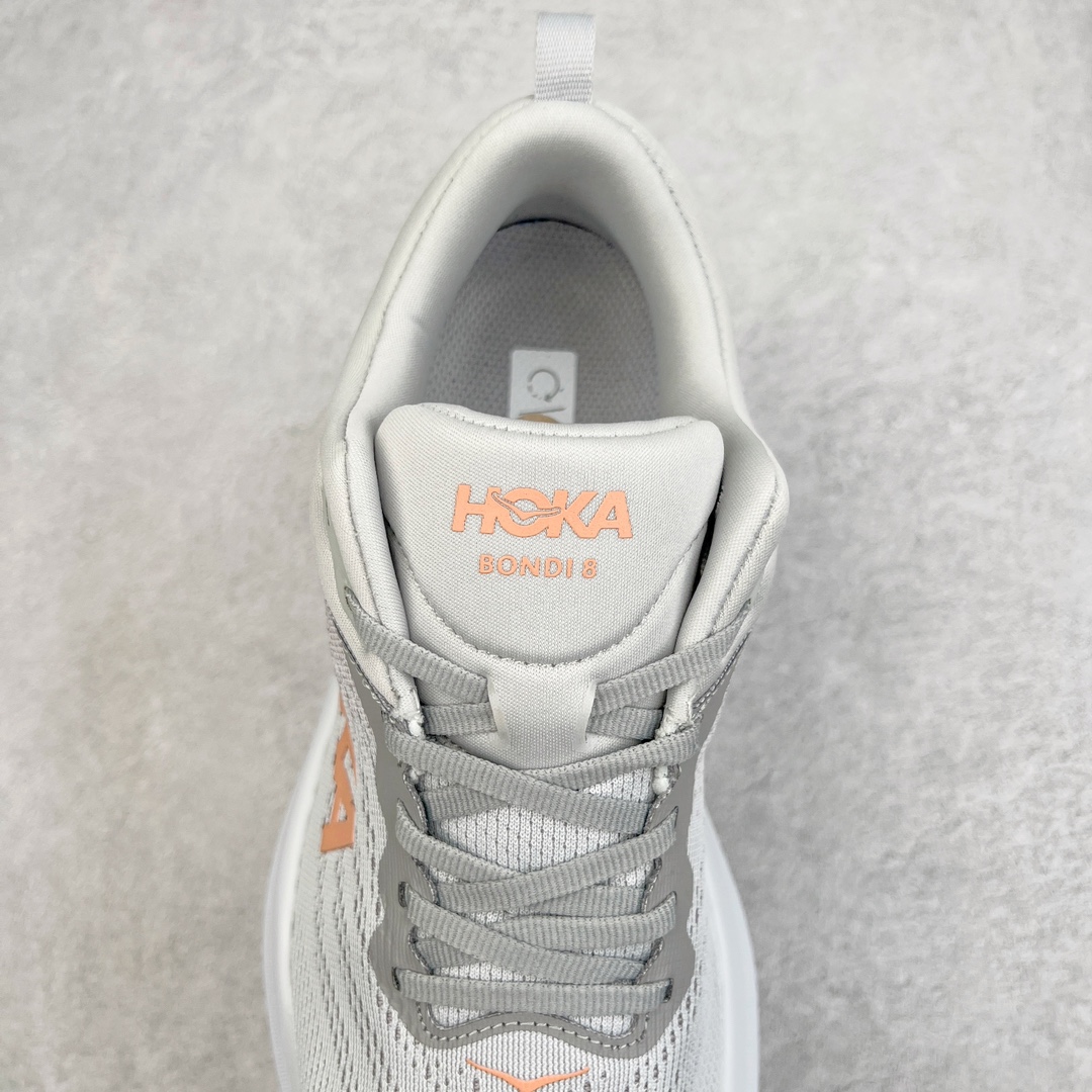 图片[5]-＃福利特价 HOKA ONE ONE Bondi 8 邦代八代缓震网面耐磨低帮跑步鞋 原始的 Bondi 缓震和线条在这里 提供该特许经营权众所周知的柔软、平衡的乘坐体验 Bondi 使用加长的摇杆微调几何形状 以获得更大的加速度 同时由于采用碳纤维板 还可以提供更平稳的脚趾离地 尺码：36 36.5 37.5 38 38.5 39 40 40.5 41 42 42.5 43 44 44.5 45-选品中心