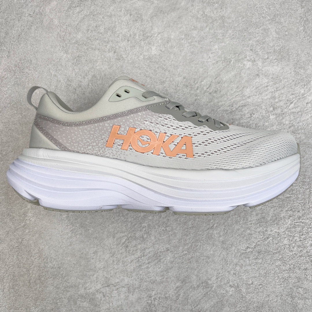 ＃福利特价 HOKA ONE ONE Bondi 8 邦代八代缓震网面耐磨低帮跑步鞋 原始的 Bondi 缓震和线条在这里 提供该特许经营权众所周知的柔软、平衡的乘坐体验 Bondi 使用加长的摇杆微调几何形状 以获得更大的加速度 同时由于采用碳纤维板 还可以提供更平稳的脚趾离地 尺码：36 36.5 37.5 38 38.5 39 40 40.5 41 42 42.5 43 44 44.5 45-选品中心