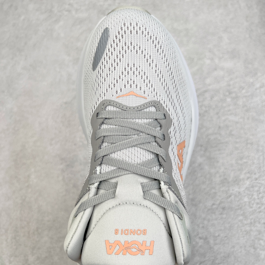 图片[4]-＃福利特价 HOKA ONE ONE Bondi 8 邦代八代缓震网面耐磨低帮跑步鞋 原始的 Bondi 缓震和线条在这里 提供该特许经营权众所周知的柔软、平衡的乘坐体验 Bondi 使用加长的摇杆微调几何形状 以获得更大的加速度 同时由于采用碳纤维板 还可以提供更平稳的脚趾离地 尺码：36 36.5 37.5 38 38.5 39 40 40.5 41 42 42.5 43 44 44.5 45-选品中心