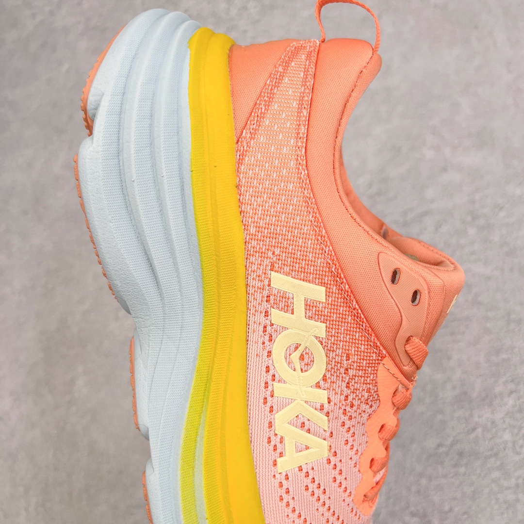 图片[6]-＃福利特价 HOKA ONE ONE Bondi 8 邦代八代缓震网面耐磨低帮跑步鞋 原始的 Bondi 缓震和线条在这里 提供该特许经营权众所周知的柔软、平衡的乘坐体验 Bondi 使用加长的摇杆微调几何形状 以获得更大的加速度 同时由于采用碳纤维板 还可以提供更平稳的脚趾离地 尺码：36 36.5 37.5 38 38.5 39 40 40.5 41 42 42.5 43 44 44.5 45-选品中心