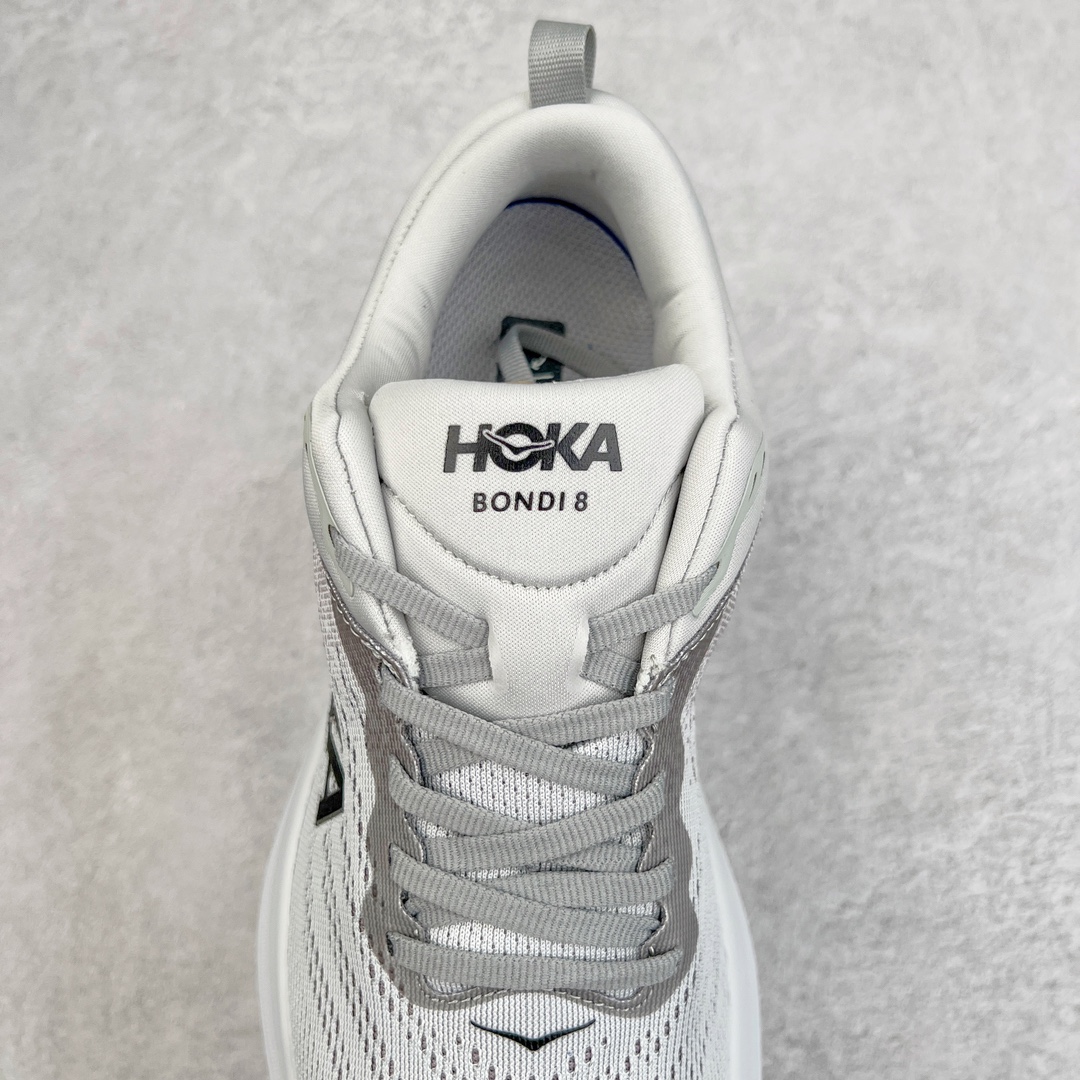 图片[5]-＃福利特价 HOKA ONE ONE Bondi 8 邦代八代缓震网面耐磨低帮跑步鞋 原始的 Bondi 缓震和线条在这里 提供该特许经营权众所周知的柔软、平衡的乘坐体验 Bondi 使用加长的摇杆微调几何形状 以获得更大的加速度 同时由于采用碳纤维板 还可以提供更平稳的脚趾离地 尺码：36 36.5 37.5 38 38.5 39 40 40.5 41 42 42.5 43 44 44.5 45-选品中心